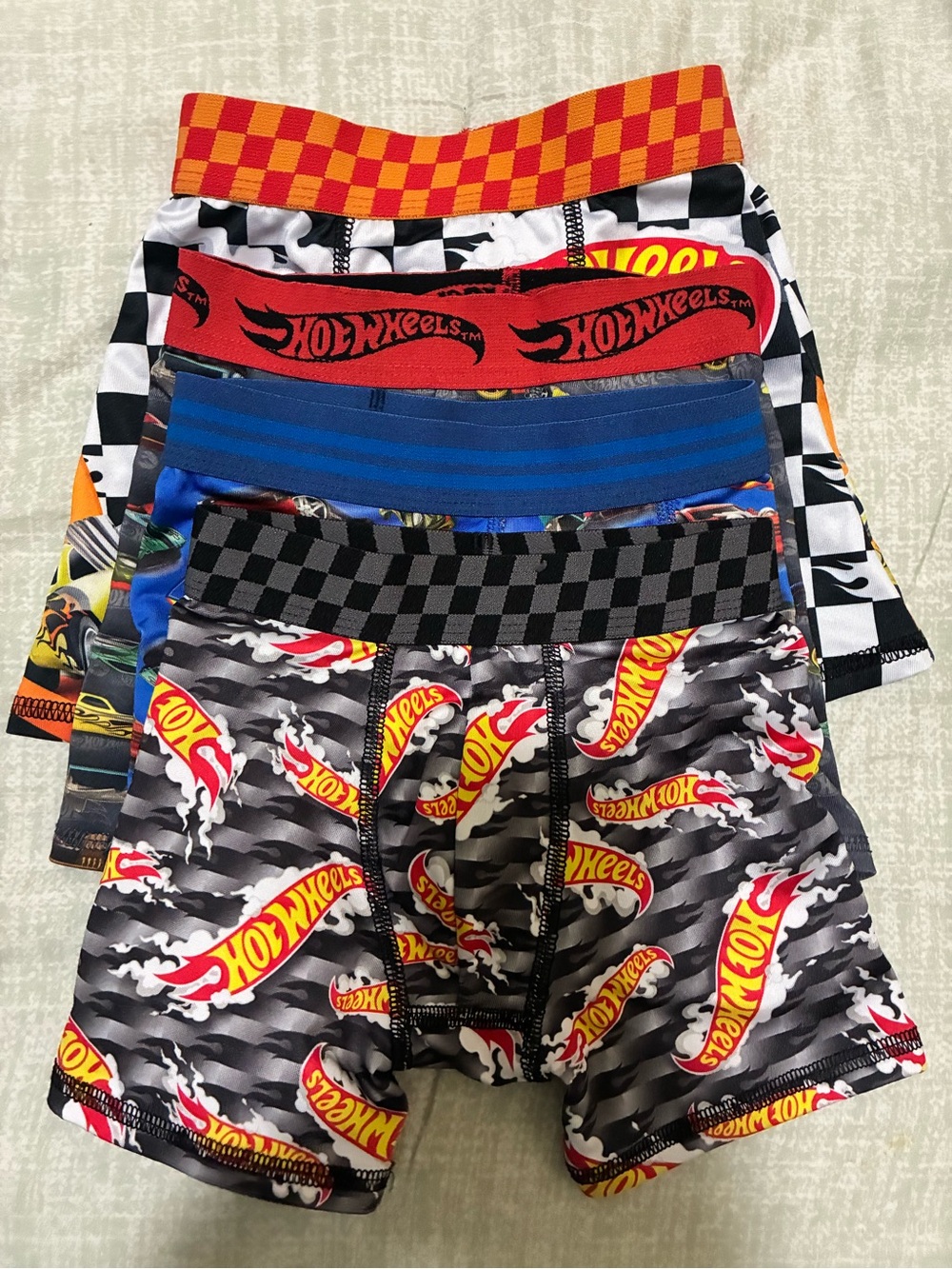 Hot Wheels Boys' Boxer Briefs - Black/Red/Blue Multi-Pack